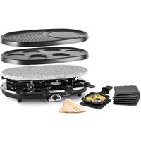 Klarstein Steaklette All-U-Can-Grill Raclette - 1500 Watt Raclette Grill, Raclette 8 Personen inkl. Raclette-Pfännchen, stufenlos regelbare Klarstein Steaklette All-U-Can-Grill Raclette - 1500 Watt Raclette Grill, Raclette 8 Personen inkl. Raclette-Pfännchen, stufenlos regelbare von KLARSTEIN