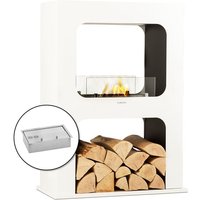 Tischkamin Indoor, Tragbarer Bio Ethanol Tischkamin, Bioethanol Kamin mit 6H Brenndauer, 2,2kW Tischkamin Ethanol Innen, Geruchsneutrales & von KLARSTEIN