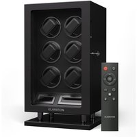 Klarstein - Uhrenbeweger für Automatikuhren, Automatik-Uhrenbeweger für 6 Uhren, Automatikuhr Uhrenbeweger mit Acryl-Tür und Fingerabdrucksperre, von KLARSTEIN