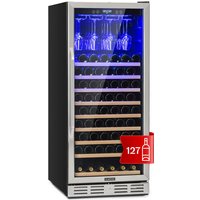 Vinovilla Grande 127 Built-in Uno Großraum-Weinkühlschrank 320L 127 Fl. LED Edelstahl Vinovilla Grande 127 Built-in Uno Großraum-Weinkühlschrank 320L 127 Fl. LED Edelstahl von KLARSTEIN