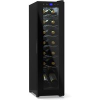 Klarstein Weinkühlschrank,1 Zone Getränkekühlschrank mit Glastür, Leiser Indoor/Outdoor Kühlschrank, 41L Flaschenkühlschrank Klein, Weinschrank für von KLARSTEIN