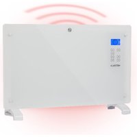 Klarstein - Norderney Konvektions-Heizgerät Thermostat Timer 2000W 30m² weiß - Weiß von KLARSTEIN