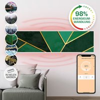 Klarstein - Wonderwall Air Art Smart Infrarotheizung Grüne Linie 120x30cm 350W Klarstein - Wonderwall Air Art Smart Infrarotheizung Grüne Linie 120x30cm 350W von KLARSTEIN