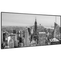 Klarstein - Wonderwall Air Art Smart Infrarotheizung New York City 120x60cm 700W - Schwarz von KLARSTEIN