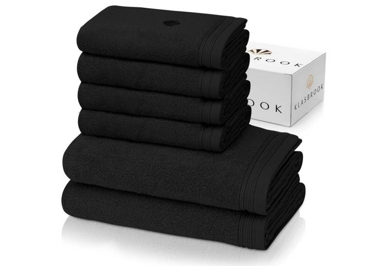 KLASBROOK Handtuch Set Linnea, (6-St), 2, 4 oder 6 teiliges Luxus Set, 100% Baumwolle, extra flauschig von KLASBROOK
