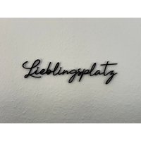 Lieblingsplatz | Dekoschild Lieblingsplatz | Dekoschild von KLASE3D