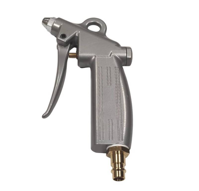 KLASEBO® Ausblaspistole Druckluftpistole, Ausblaspistole Aluminium, Kurzdüse, 7.2 NW, Kupplungsstecker von KLASEBO®