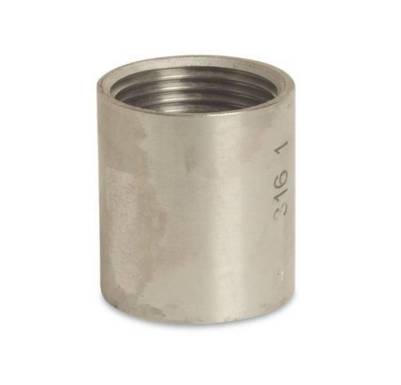 KLASEBO® Gewindefitting Edelstahl Muffe, Gewindefitting 1 1/4 IG, Edelstahlfitting von KLASEBO®