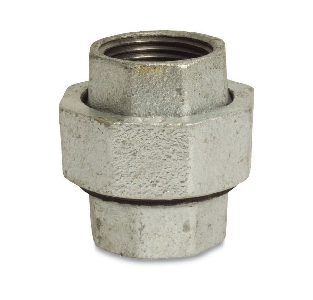 KLASEBO® Gewindefitting Gewindefitting Temperguss, Verschraubung Konisch 2" IG x 2" IG von KLASEBO®