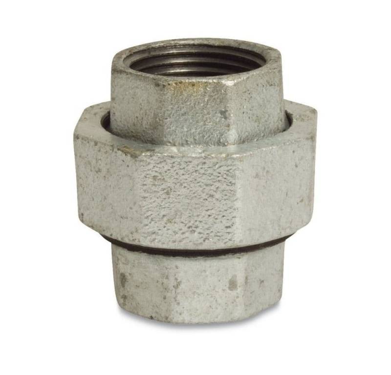 KLASEBO® Gewindefitting Gewindefitting Temperguss, Verschraubung Konisch 2" IG x 2" IG von KLASEBO®