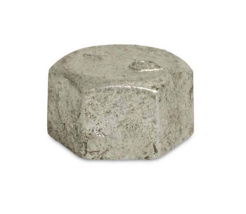 KLASEBO® Gewindefitting Gewindefitting Temperguss Kappe Hexagon 1/2" IG von KLASEBO®