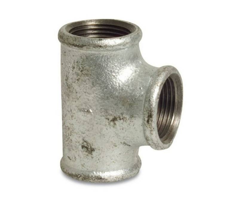 KLASEBO® Gewindefitting Gewindefitting Temperguss T-Stück 2" IG x 2" IG x 2" IG von KLASEBO®