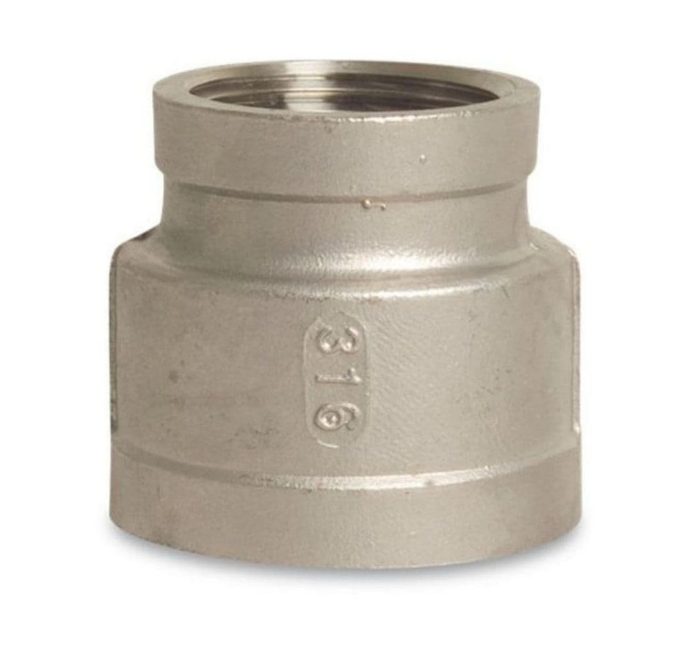 KLASEBO® Gewindemuffe Edelstahl Reduziermuffe, 2" IG x 1 1/4" IG, Gewindefitting, V4A von KLASEBO®