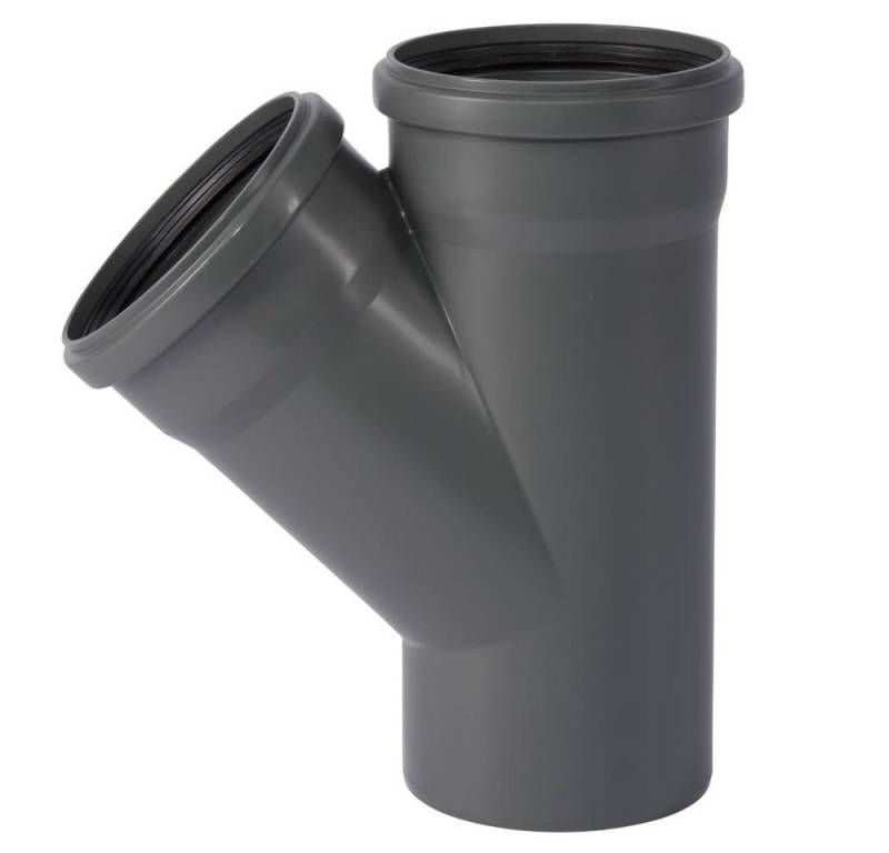 KLASEBO® HT-Rohr HT Rohr 160, HT Abzweig 45 Grad, Abwasserrohr HT von KLASEBO®