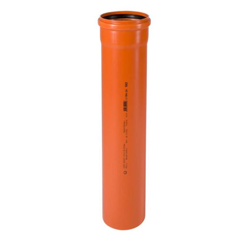 KLASEBO® KG-Rohr KG Rohr DN 125, Abwasserrohr 125 mm, Kanalrohr SN4 von KLASEBO®