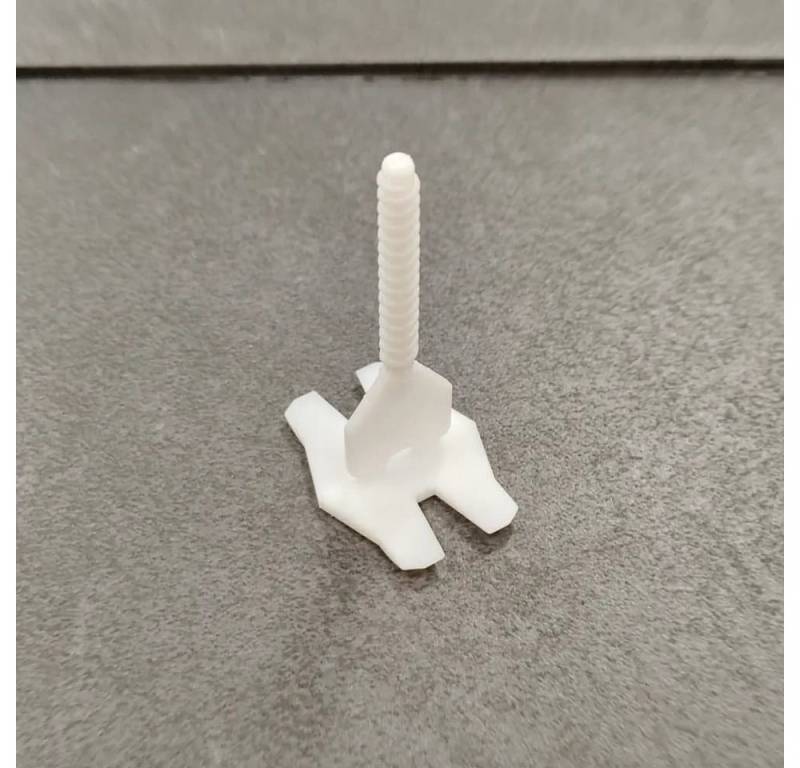 KLASEBO® Nivelliersystem Fliesen Nivelliersystem, 100 Gewindelaschen, 3mm Fuge, Fliesen Verlegehilfe von KLASEBO®
