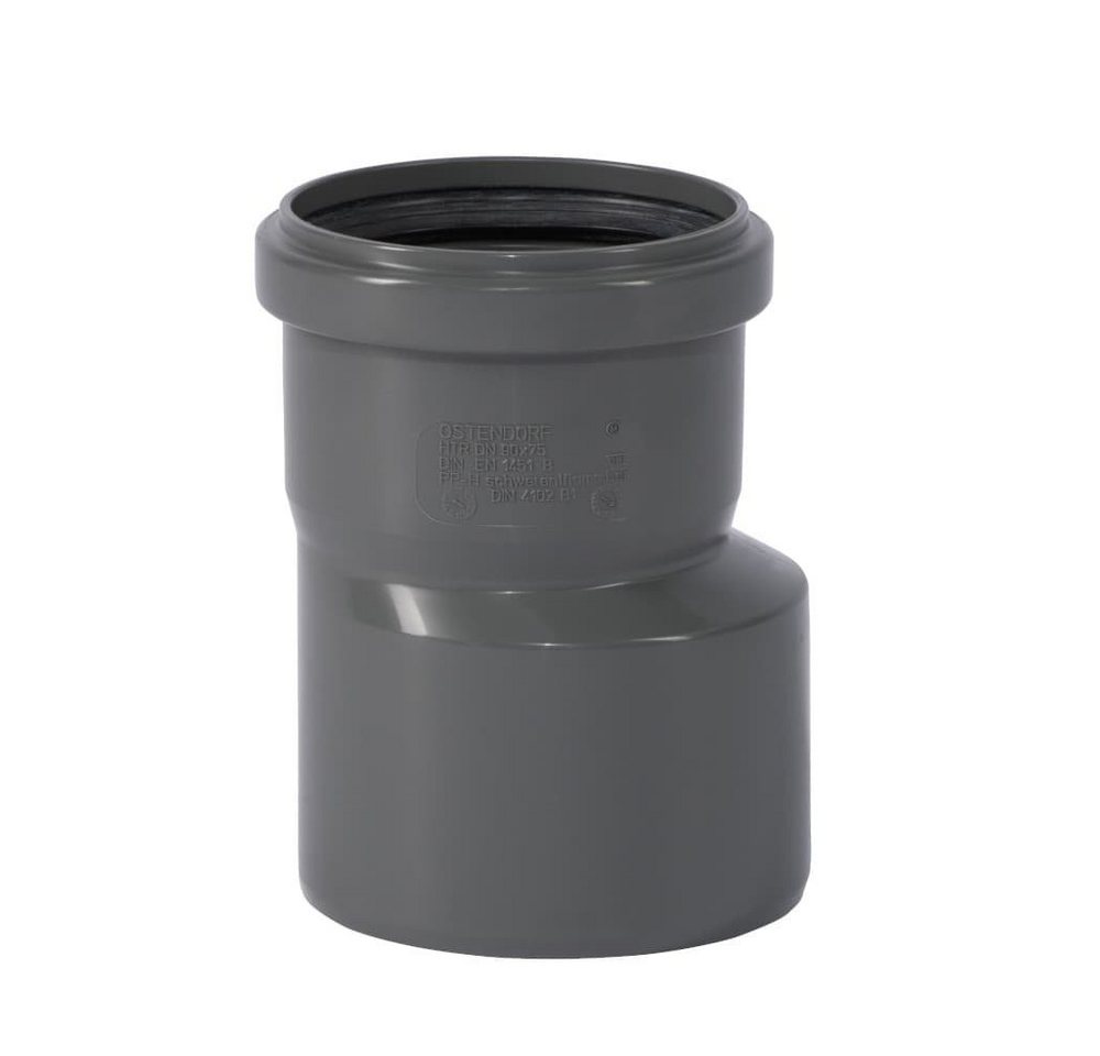 KLASEBO® Rohr-Reduzierstück HT Reduzierung 90/75, HT Rohr Reduzierung, Abflussrohr Reduzierung von KLASEBO®