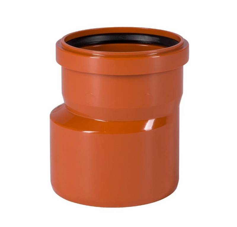 KLASEBO® Rohr-Reduzierstück KGR Reduktion DN 200/160, KG Rohr Reduzierung, PVC Abwasserrohr von KLASEBO®
