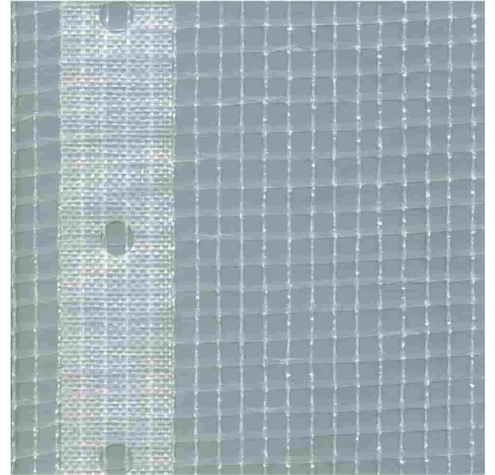 KLASEBO® Schutzplane Gitterplane für Gerüste 4,10 x 20 m 200 g/m² Weiss/Transluzent von KLASEBO®
