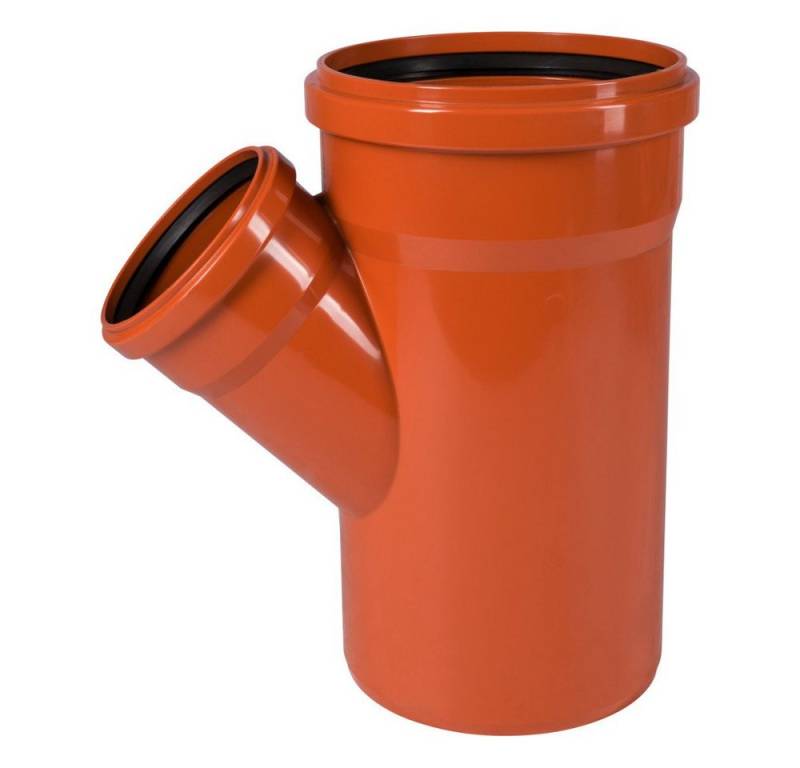 KLASEBO® Steckfitting KG Abzweig DN 200, Abwasser Abzweig, 45 Grad von KLASEBO®