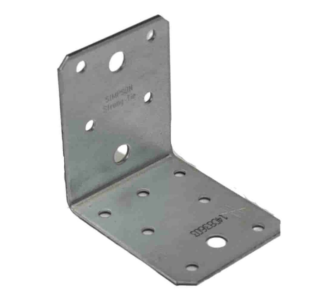 KLASEBO® Winkelverbinder Winkelverbinder Holz, Stahl, 70x70 mm, ohne Rippe von KLASEBO®