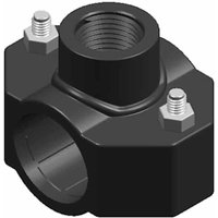 Anbohrschelle, PP 63mm, 1/2 Zoll, Wasserleitung von KLASEBO