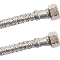 DN8 DVGW Panzerschlauch m. Edelstahlumflechtung 3/8" ÜM x 3/8" ÜM 300 mm DN8 DVGW Panzerschlauch m. Edelstahlumflechtung 3/8" ÜM x 3/8" ÜM 300 mm von KLASEBO