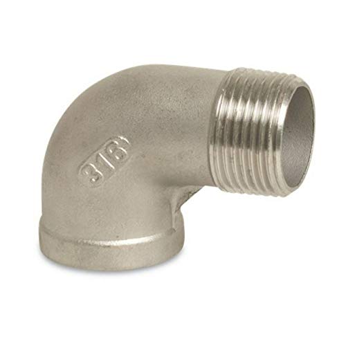 Gewindefitting Edelstahl Winkel 90° 3/4" IG x 3/4" AG von KLASEBO