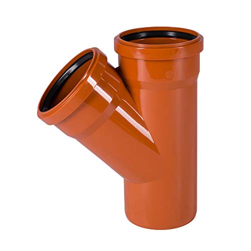 KG Rohr und Formstücke DN 110 SN 4 Kanalrohrsystem (Abzweig 110/110 45 Grad) von KLASEBO