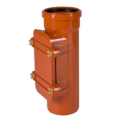 KG Rohr und Formstücke DN 110 SN 4 Kanalrohrsystem (Reinigungsrohr eckig) von KLASEBO