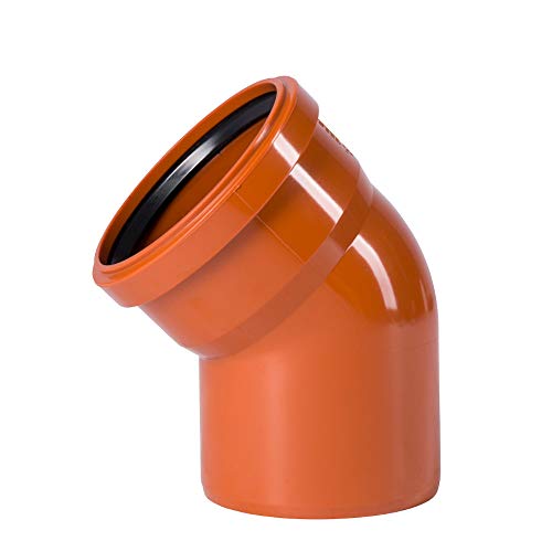 KG Rohr und Formstücke DN 160 SN 4 Kanalrohrsystem (Bogen 45 Grad) von KLASEBO