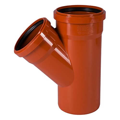 KLASEBO KG Rohr und Formstücke DN 125 SN 4 Kanalrohrsystem (Abzweig 125/110 45 Grad) von KLASEBO