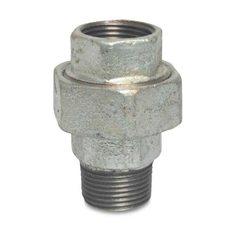 Klasebo Gewindefitting Temperguss Verschraubung Flach 1 1/4 IG X AG Verzinkt Klasebo Gewindefitting Temperguss Verschraubung Flach 1 1/4 IG X AG Verzinkt von KLASEBO