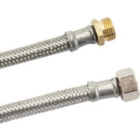 Panzerschlauch, flexibler Panzerschlauch, 1/2 Zoll, 300mm, DN8, DVGW Panzerschlauch, flexibler Panzerschlauch, 1/2 Zoll, 300mm, DN8, DVGW von KLASEBO