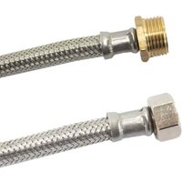 Panzerschlauch 1/2 Zoll, Edelstahl, Flexibel, 1000mm, DVGW Panzerschlauch 1/2 Zoll, Edelstahl, Flexibel, 1000mm, DVGW von KLASEBO