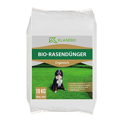 10,5 kg Bio-Rasendünger KLASEBO organisch 8+3+6 NPK von KLASEBO