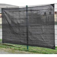 schwarzes Bauzaunnetz 1,80m x 3,45m schwarzes Bauzaunnetz 1,80m x 3,45m von KLASEBO