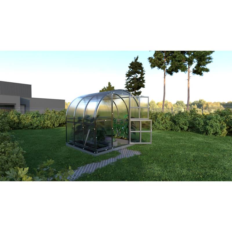 Klasika Greenhouses Arch*KLASIKA Gewächshaus 6m², 3m x 2m mit 4 mm Polycarbonatabdeckung von KLASIKA GREENHOUSES