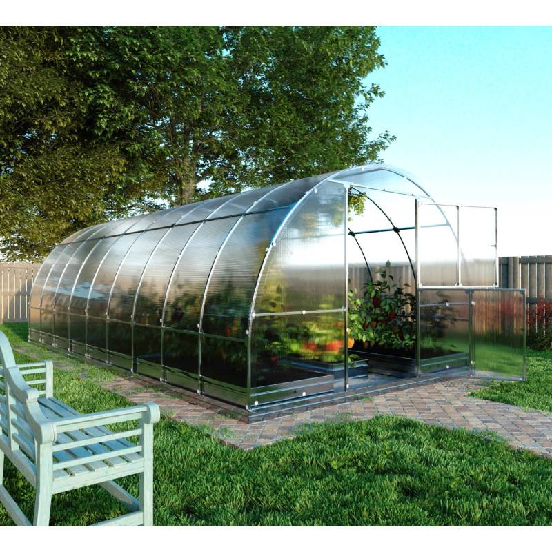 Klasika Greenhouses Easy KLASIKA Gewächshaus 18m², 3m x 6m mit 6 mm Polycarbonatabdeckung von KLASIKA GREENHOUSES