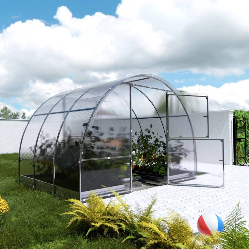 Klasika Greenhouses Easy KLASIKA Gewächshaus 6m², 3m x 2m mit 4 mm Polycarbonatabdeckung Klasika Greenhouses Easy KLASIKA Gewächshaus 6m², 3m x 2m mit 4 mm Polycarbonatabdeckung von KLASIKA GREENHOUSES