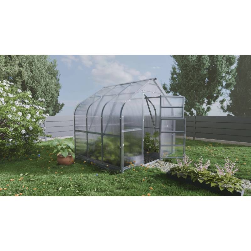 Klasika Greenhouses Standart KLASIKA Gewächshaus 5m², 2,5m x 2m mit 6 mm Polycarbonatabdeckung & 1 Dachfenster von KLASIKA GREENHOUSES