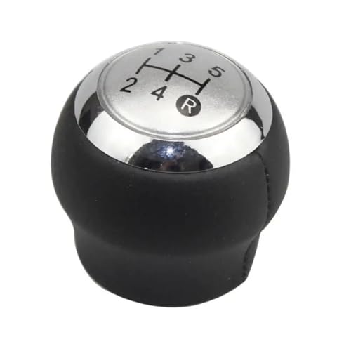 5/6-Gang-Auto-Styling-Zubehör Schaltknauf Handschalthebel Gamasche Kofferraumabdeckung Für Toyota Für Avensis III T27 2008-2015(5 speed sliver) von KLAUER
