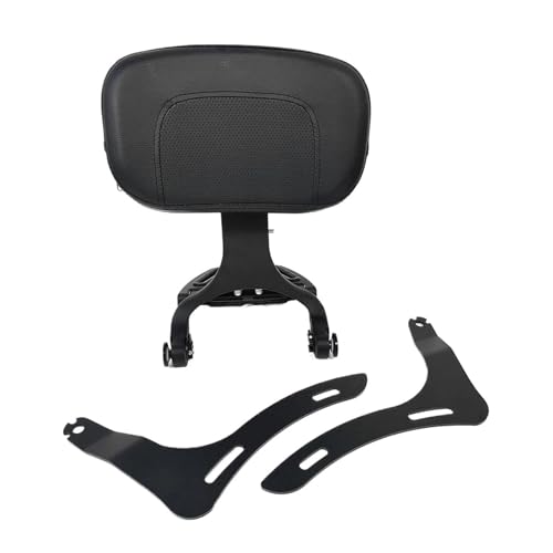 Abnehmbarer Klappbarer Mehrzweck-Gepäckträger Für Fahrer- Und Beifahrerrückenlehne Für Rebel CMX 1100 CMX1100 CM1100(Black) von KLAUER