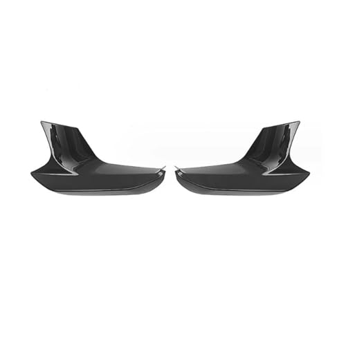 Frontlippe Frontspoiler Für B&MW F90 M5 2018 2019 2020 2021 2022 Frontstoßstangen-Seitensplitter-Abdeckung Lippe Nebelscheinwerfer Luftauslass Ansaugspoiler Frontstoßstange Spoiler(Glossy black) von KLAUER