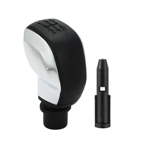 Für Citroen Für C-Quatre Für C-Triomphe Für Elysee 5-Gang-ABS-Schaltknauf(Bright Silver) von KLAUER