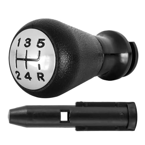 KLAUER 5-Gang-Schaltknauf-Adapter Für Peugeot 206 207 307 308(Silber) von KLAUER