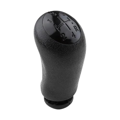 KLAUER 5-Gang-Schaltknauf Schalthebelkopf Hebelgriff 8200059575 820005957 Für Für Clio 3 Für Twingo 3 MK3 Für Laguna 2(Black) von KLAUER