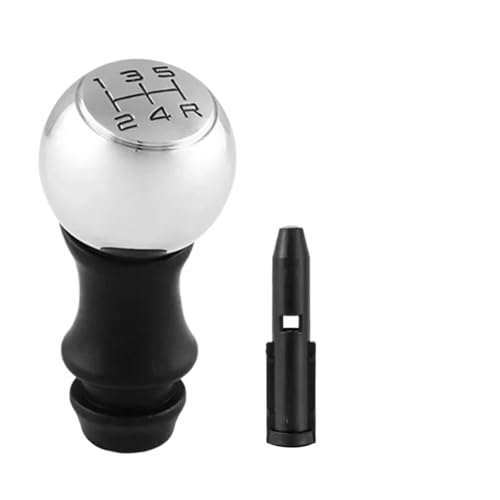 KLAUER Für Citroen C2 C3 C4 5-Gang-Schaltknauf Aus Edelstahl Mit VTS-Sporthebel Und Handball(Matt black font) von KLAUER