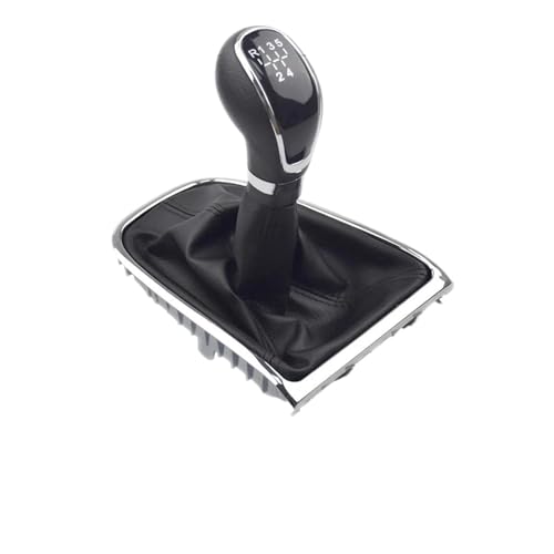 KLAUER Für Opel Für Astra 2009 2010 2011 2012 2013 2014 Schaltknauf Für 5/6-Gang-Schalthebel Schaltmanschette Manschette(5 Speed Set) von KLAUER