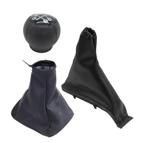 KLAUER Für Opel Für Astra F 1991 1992 1993 1994 1995 1996 1997 1998 Schaltknauf Handbremshebel Schaltmanschette(Set) von KLAUER